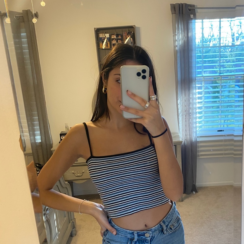 Polka dot tank top